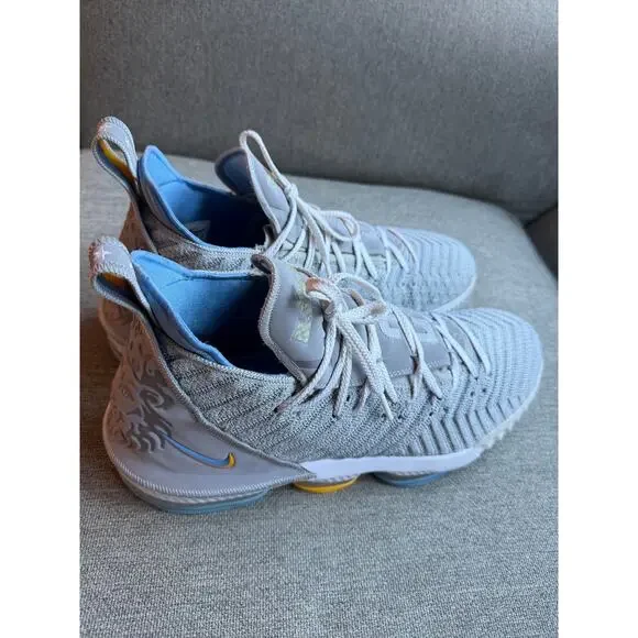Nike LeBron XVI 16 MLPS Minneapolis Lakers Men's 14 Grey Blue White CK4765-001